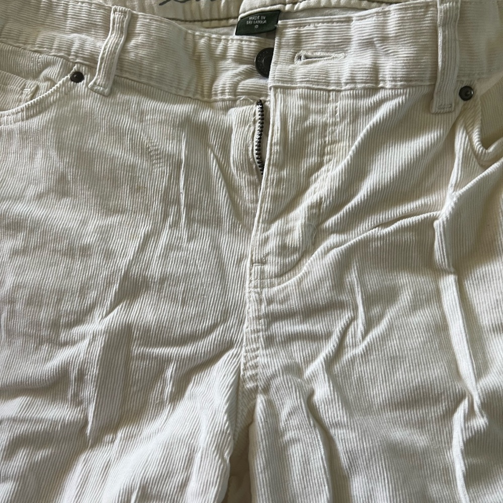 Corduroy white pants only worn a few times